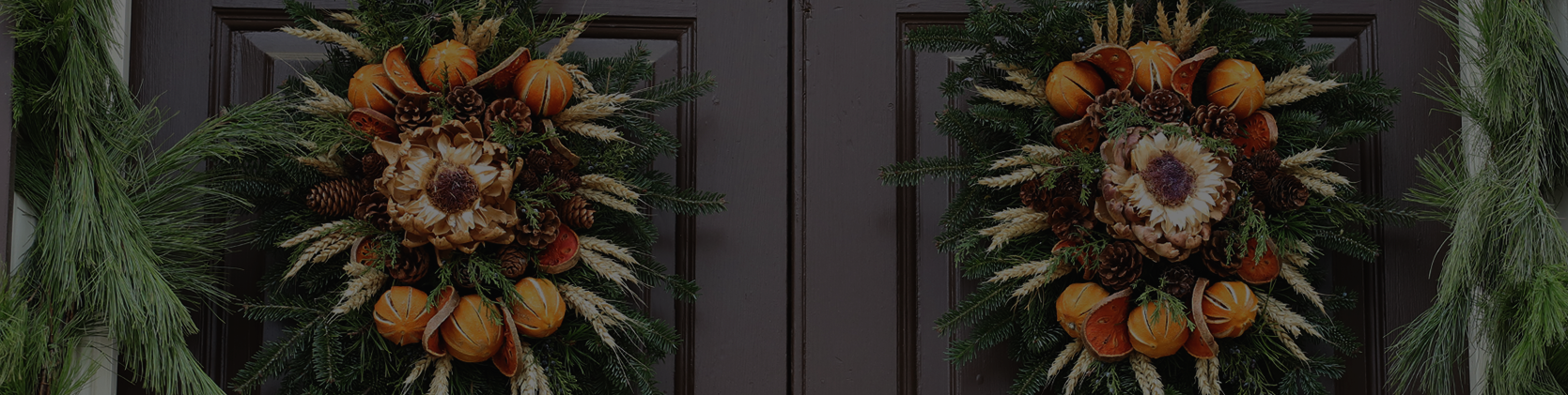 What the Heck is a Door Swag? – Mayflowers Floral Studio