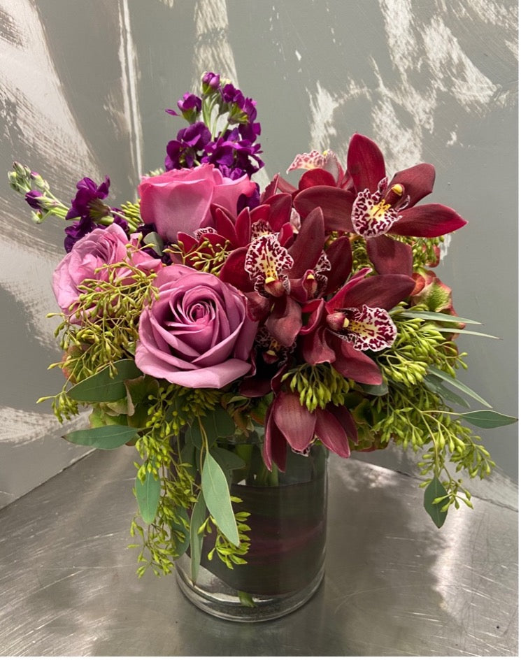 Cymbidium in Purple Bouquet